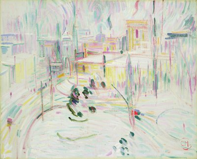 Berlín v zimě, 1912-14 od Curt Herrmann