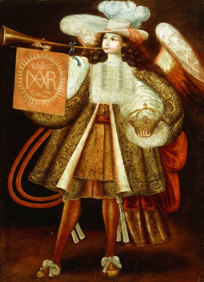 archanděl Gabriel od Cuzco School