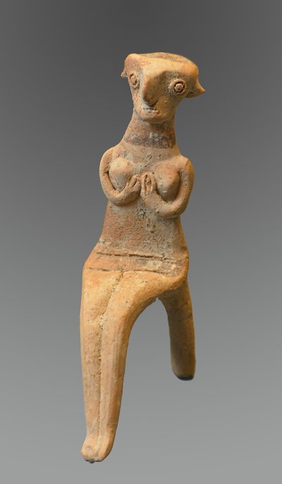 Figurka sedící ženy, 1800 př. Kr od Cypriot