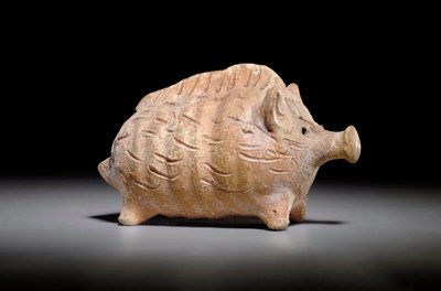 Helénistické chrastítko, cca 1. století před naším letopočtem (terakota) od Cypriot Cypriot