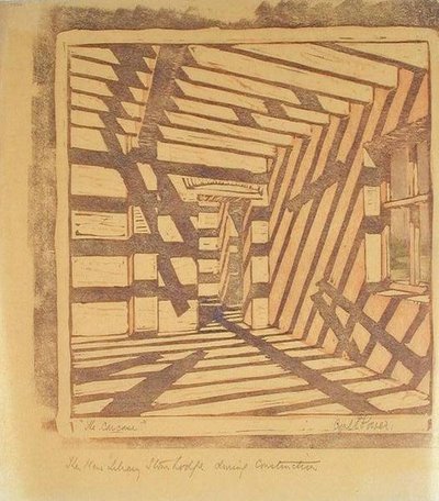 The Carcase, cca 1929 (linoryt) od Cyril Edward Power