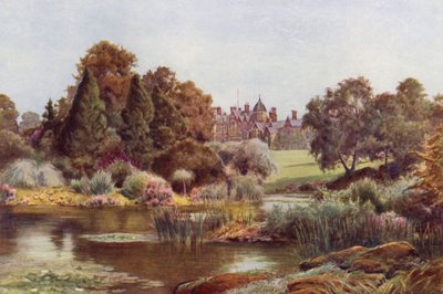 Jezero ve West Garden, Sandringham (barva lito) od Cyril Ward