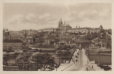 Mánesův most a hrad, Praha od Czech Photographer