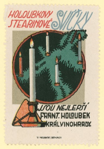 František Holoubek svíčky od Czech School