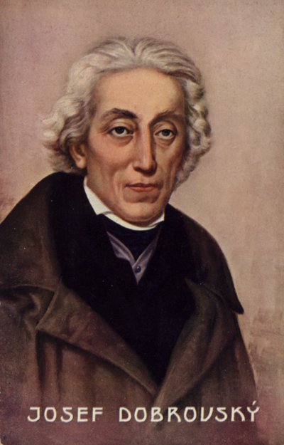 Josef Dobrovský (1753-1829), český filolog a historik od Czech School