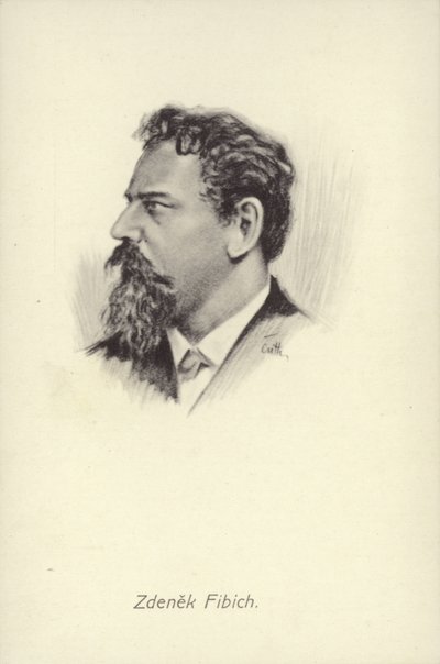 Zdeněk Fibich, český hudební skladatel (1850-1900) od Czech School