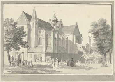 Mariánský kostel v Utrechtu od D.J. Bierens