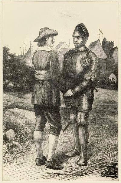Nadějný a křesťanský z The Pilgrims Progress From This World, To That What Is To Come John Bunyan (1628-1688) ilustrace Thomas Dalziel (1823-1906) Nadějný z města Vanity se připojuje C od Dalziel Brothers