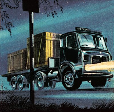 Nákladní vůz patřící státní společnosti British Road Services od Dan Escott