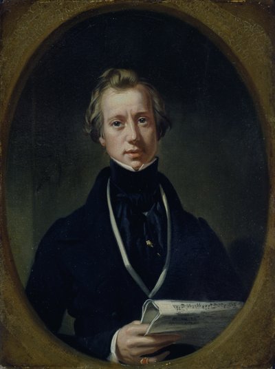 John Orlando Parry (olej na mlýnské desce) od Daniel (1806 70) Maclise