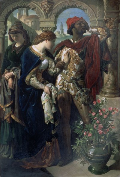 Othello, Desdemona a Emilia od Daniel Maclise