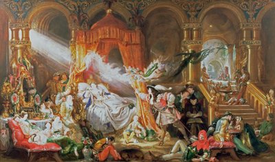 Spící kráska od Daniel Maclise
