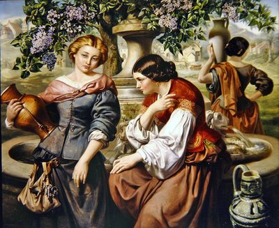 Vesnické drby od Daniel Maclise