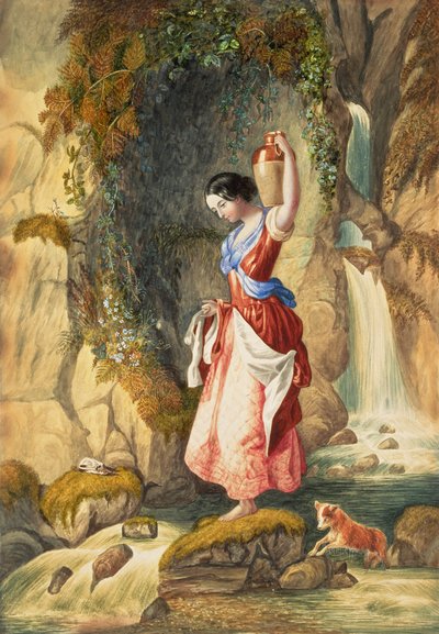 Georgina Hogarth před St. Nectan