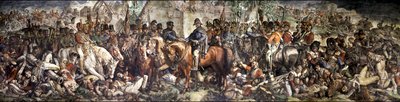 Setkání Wellingtona a Bluchera po bitvě u Waterloo od Daniel (1806 70) Maclise