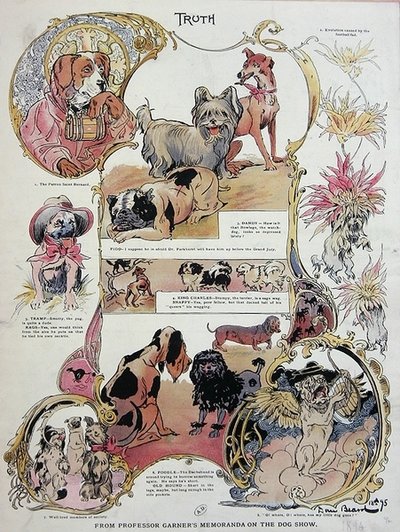 Odlehčené a vtipné zobrazení psů na výstavě psů od Daniel Carter  Beard