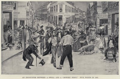 Setkání mezi Swell a „Bowery B