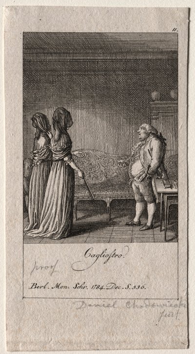 Cagliostro od Daniel Chodowiecki