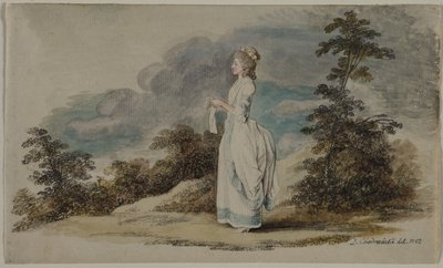 Susanne The Artists Daughter ve věku 21 let, 1782. od Daniel Nikolaus Chodowiecki