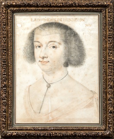 Daniel Dumonstier - Portrét vévodkyně z Montbazonu od Daniel Dumonstier