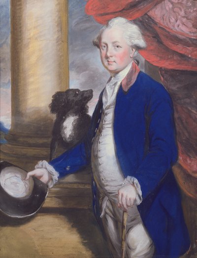 Henry (1725-1800) Lord Bridgeman (pastel) (viz 239432 pro pár) od Daniel Gardner