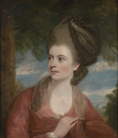 Portrét Angeliky Kauffmannové, RA (1741-1807), malířky od Daniel Gardner