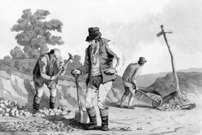 Silniční opraváři, 1812 od Daniel Havell