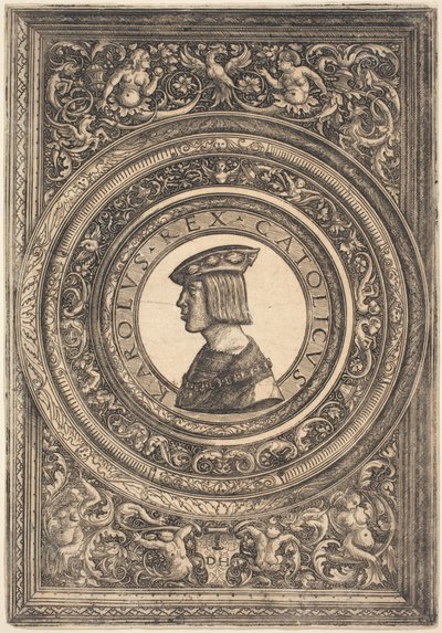 Císař Karel V. od Daniel Hopfer