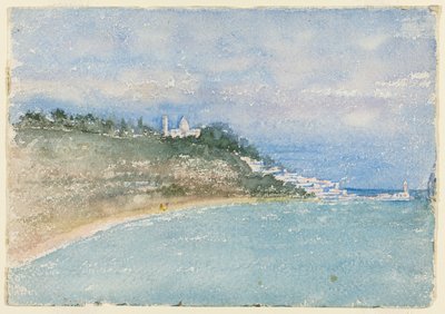 Point West of Algiers, North Africa, Travel Sketch od Daniel Hudson Burnham