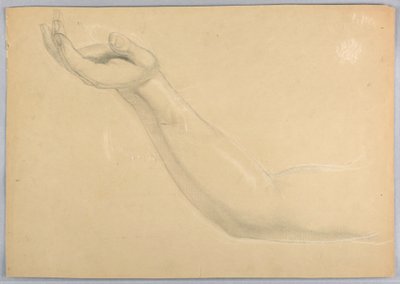 Kresba, studie pro duplikát "C", 1850 od Daniel Huntington