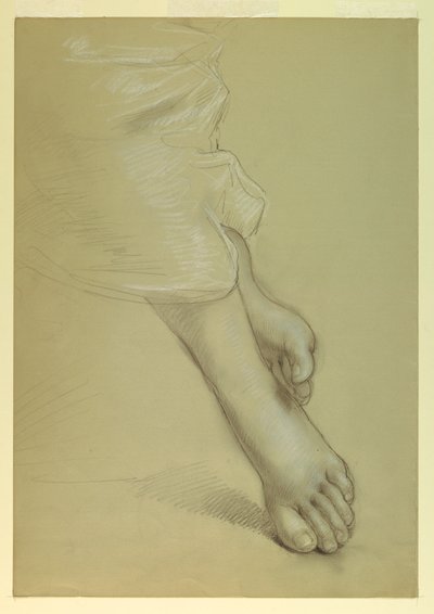Kresba, studie k filmu Spravedlnost a Pe, 1878 od Daniel Huntington