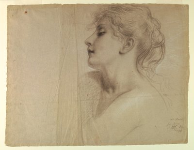 Kresba, studie k filmu Spravedlnost a Pe, 7. července 1878 od Daniel Huntington