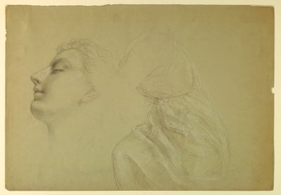 Kresba, studie k filmu "Spravedlnost a mír", 1886 od Daniel Huntington