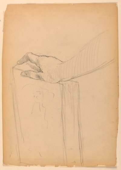 Kresba, Studie k Národnímu ak, 1887 od Daniel Huntington