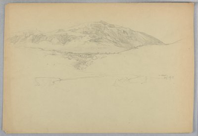 Skica krajiny, Mount Desert, Maine od Daniel Huntington