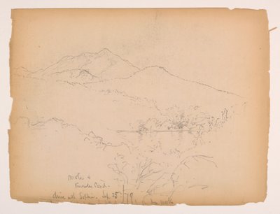 Moat Mountain a Knowles Pond, New Hampshire od Daniel Huntington