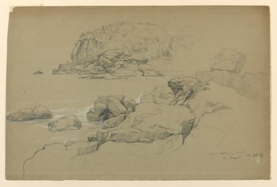 Mount Desert, poblíž Schooner Head od Daniel Huntington