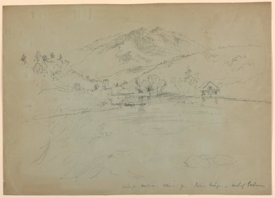 Mount Washington, Mount Madison a Mount Adams z Bridge, severně od Gorham, New Hampshire od Daniel Huntington