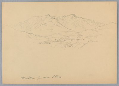 Mt. Mansfield z blízkosti Stowe ve Vermontu od Daniel Huntington