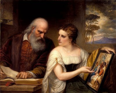 Filosofie a křesťanské umění. 1868 od Daniel Huntington