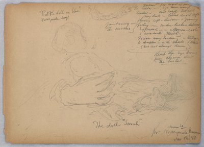 Skici pro portrét Marguerite Burrows, 18. listopadu 1884 od Daniel Huntington
