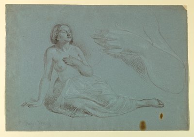 Studie na "Mercyho sen" od Daniel Huntington