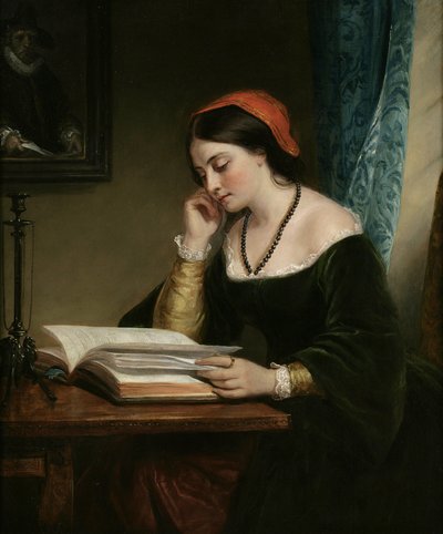 Poctivý student, 1858 od Daniel Huntington
