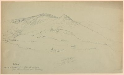 Welch Mountain ve Waterville a Thornton, New Hampshire, od Sandwich Notch Road, Campton od Daniel Huntington