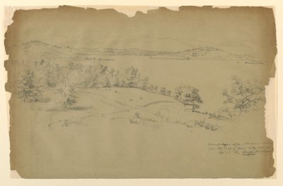 Jezero Winnipesaukee, Chocorua v dálce od Daniel Huntington