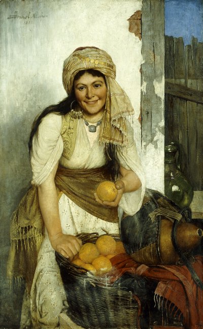 Oranžový prodejce, 1888 od Daniel Israel