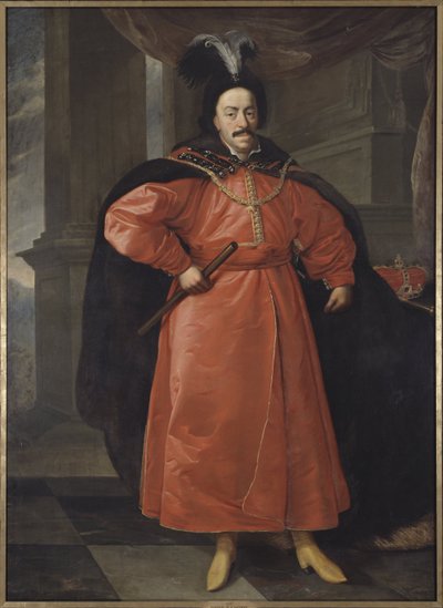 Jean II Casimir Vasa, král Polska a velkovévoda Litvy - Portrét Jana II Casimir Vasa (1609-1672), král Polska, od Schultze, Daniela, mladšího (1615-1683). Olej na plátně. Rozměr: 210 x 154 cm. Národní muzeum Stockholm od Daniel Jerzy Schultz