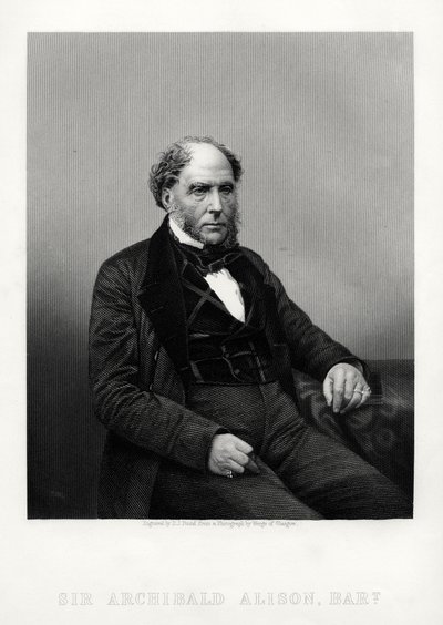 Archibald Alison, skotský didaktický a filozofický spisovatel, c1880 od Daniel John Pound