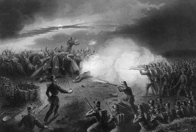 Útok a odražení Rusů, před Sebastopolem, krymská válka, 1857 od Daniel John Pound