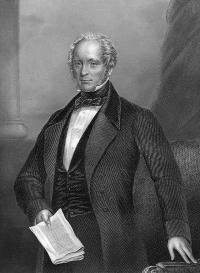 Henry John Temple 1784-1865, 3. vikomt Palmerston, britský státník, 1857. od Daniel John Pound